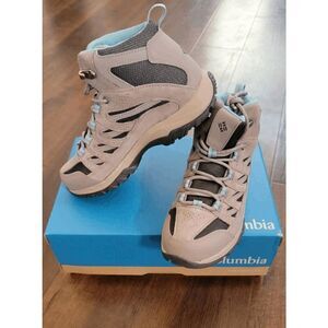 columbia women size 8 crestwood mid waterproof hiking shoes BL5371-089